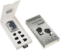 Haspro Silicone Earplugs in Black Colour 2 Pieces Haspro Silicone Earplugs in Black Colour 2 Pieces