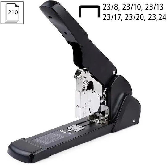 Desktop Stapler 3xl 210 Sheets No 23 8 23 10 23 13 23 15 23 17 23 20 23 24 Colour Black Sax *cn*