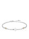 Luca Barra Men's Bracelet with Anchor Design in Stainless Steel