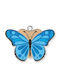 Wooden Keychain Butterfly 2 Wooden Keyring K1905 Global Journey Gifts 5035743019052