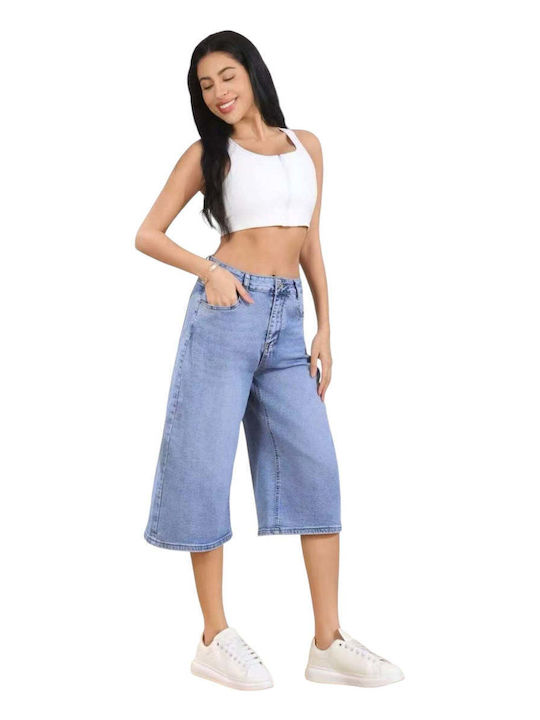 Miss Good Women's Jean Bermuda Blue