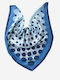 Phymi Women's Silk Shawl Blue