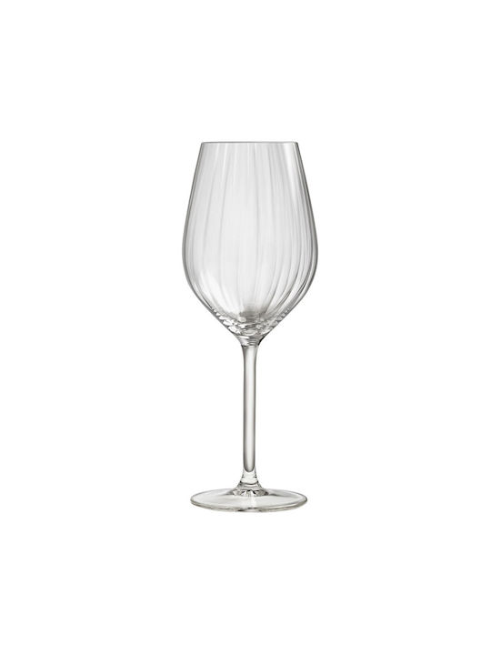 Royal Leerdam Set Glasses for White and Red Wine made of Glass in Red Colour 500ml 4 Pieces