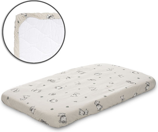 Lorelli Baby Bettlaken Angepasst Beige 98x65cm