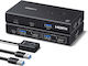 X002FV8SE5 KVM & Datenumschalter mit HDMI / USB-C / USB 3.0