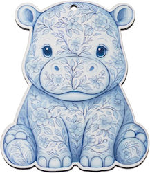 Дървен Елемент Хипопотам Сиел К1010 8см Вдъхновена Тема Baby Dior Nv-1201010-siel