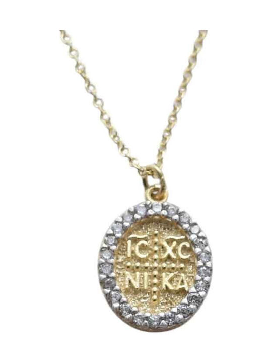 Gatsa Constantine Talisman Necklace in 9 K Gold