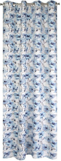 Eurofirany Perdea Opacă Cu Capse With Willow 140x250 Cm