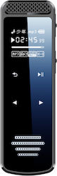 Arvada Q55 Voice Recorder 16gb Voice Activation Black 8.5x2.7x1.1cm
