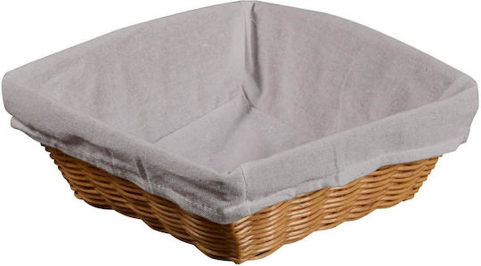 Kesper Coș De Pâine Din Material Textil Bej 24x24cm