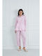 Women's Pink Striped Shirt