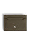 Sartorial Leather Men's Card Wallet Khaki