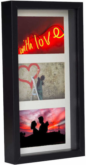 BD art Multi Bilderrahmen mit 3 Fotorahmen Schwarz Hölzernes BD art Multi Bilderrahmen mit 3 Fotorahmen Schwarz Hölzernes