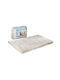 AMW Πάπλωμα Μονό με Γέμιση Microfiber 160x200εκ. Ecru