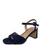 Sandale Elegante Damă De Piele Albastre
