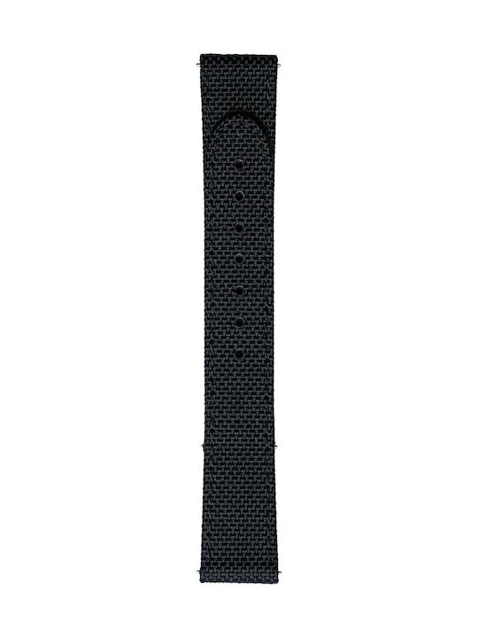Formex Fabric Strap Black 22mm
