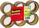 Scotch Tăinuie De Ambalare 48mm x 66m În Culoare Maro 6 Bucăți