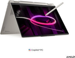 Lenovo Yoga 7 2-in-1 16AGP11 16 Zoll OLED FHD+ Touchscreen Ryzen AI 300 Serie-445/16GB/512GB SSD/W11 Startseite Seashell Internationales Englisch Tastatursprache