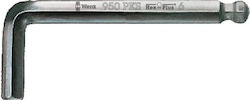 Wera Hex-plus Short Allen Key Ball 4mm W05133154001