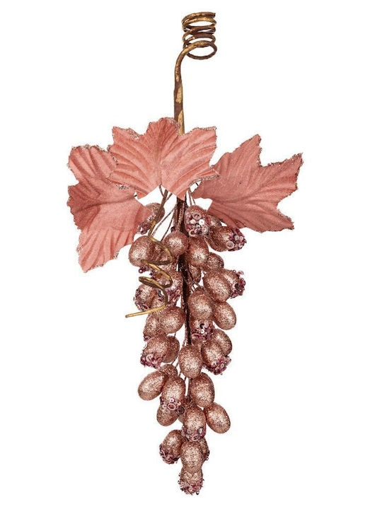 Iliadis Weihnachtskranz Dekoratives Blume Länge 33cm Glitter Rosa