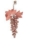 Iliadis Weihnachtskranz Dekoratives Blume Länge 33cm Glitter Rosa