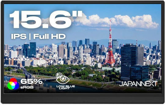 Japannext FHD Portable Monitor 15.6" FHD 1920x1080