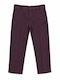 Kids Burgundy Trousers