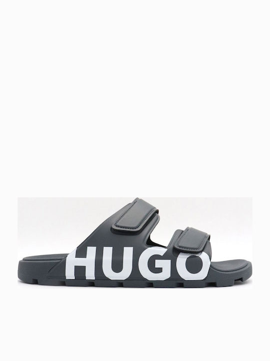 Hugo Men's Sandals In Gray Colour