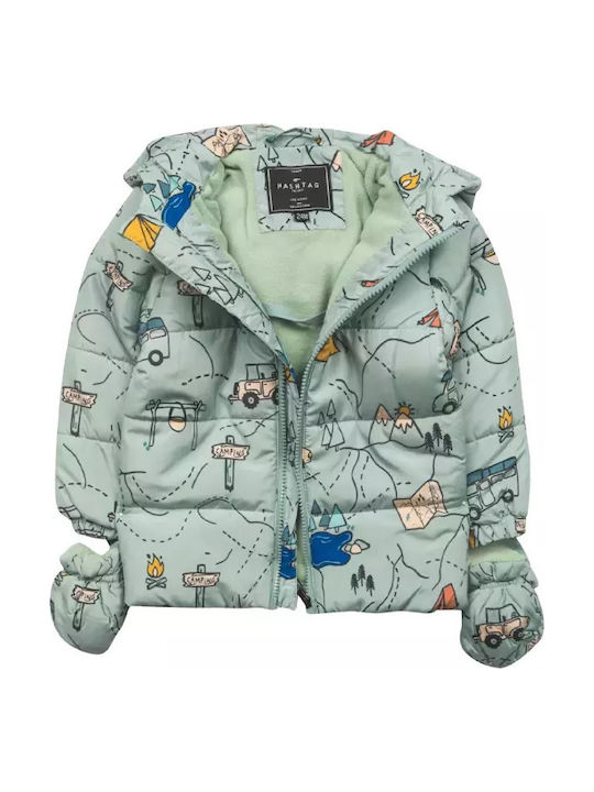 Hashtag Kids Casual Jacket with Lining Light Blue