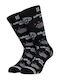 Bee. Unusual. Brain Rot Socks with Patterns Black