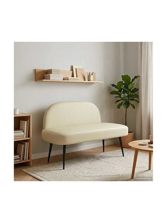 Doppelsitzer Sofa Beige 110x60x76cm