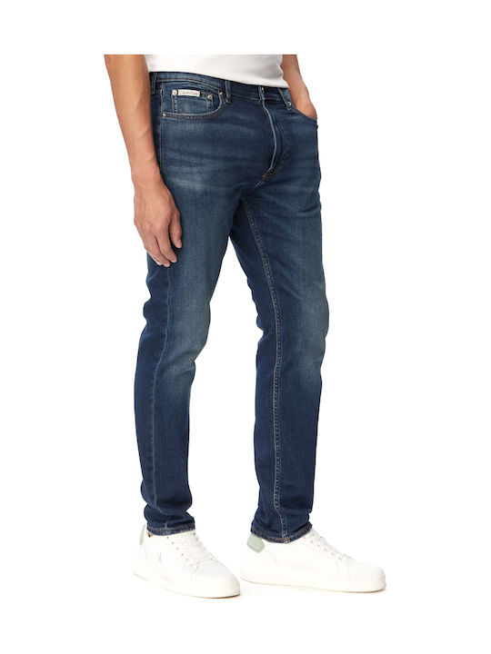Calvin Klein Мъжко Джинсово Панталон Relaxed Fit Tapered Син