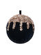 Blaues Samt Kugel Ornament 10cm