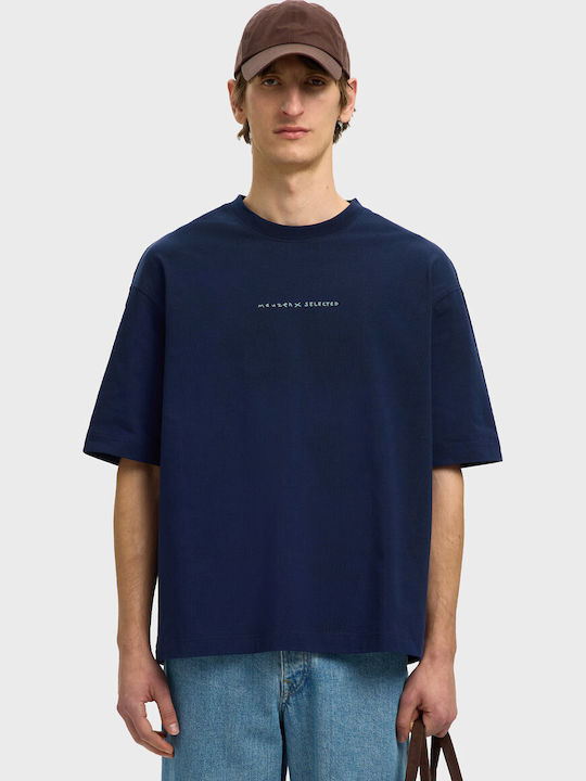 Selected T-Shirt Blau