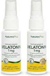 Nature's Plus Melatonin 1mg 2 x 58.46ml