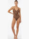One Piece Swimsuit Animal Print