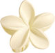 Ecarla Hair Clip-clasp Flower Matte Cream Sp426