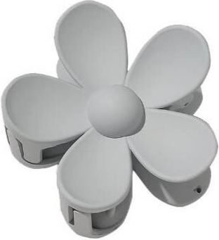 Ecarla Hair Clip-clasp Flower Pastel Gray Sp316