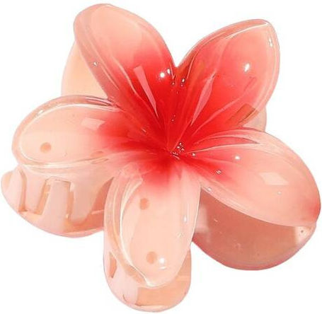 Ecarla Haarspangen mit Blume Moana Ombre Pfirsich Sp269r
