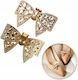 Ecarla Shoe Clips Crystals Zirconia Bow Kdb50 2pcs