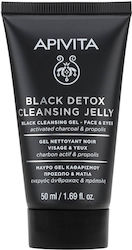 Apivita Black Detox Gel Gesichtsreiniger & Auge...