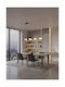 VK Lighting Lumini Suspendate Alb LED Cu Lumină Alb Cald