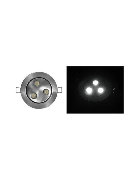 Adeleq Metallic Recessed Spot 13x13cm