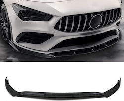 Μπροστινό Spoiler Mercedes-benz Cla C118 X118 19-23 Amg Line & Amg 35 Γυαλιστερό Μαύρο 3 Τεμάχια