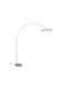 Trio Lighting Amador LED Floor Lamp with Warm White Light 2400lm Silver