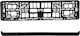 Autopataki Car License Plate Frame Plastic 1 Piece