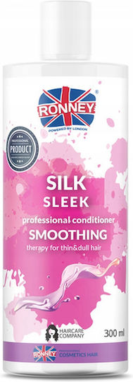 Ronney Silk Sleek Balsam Smoothing Pentru Păr Subțire și Lipsit de Strălucire 300ml