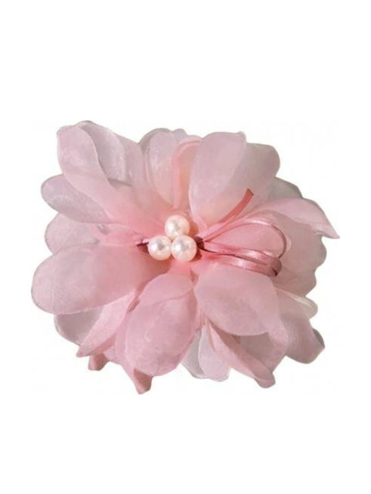 ecarla Kinder Haarspangen Blume in Rosa Farbe