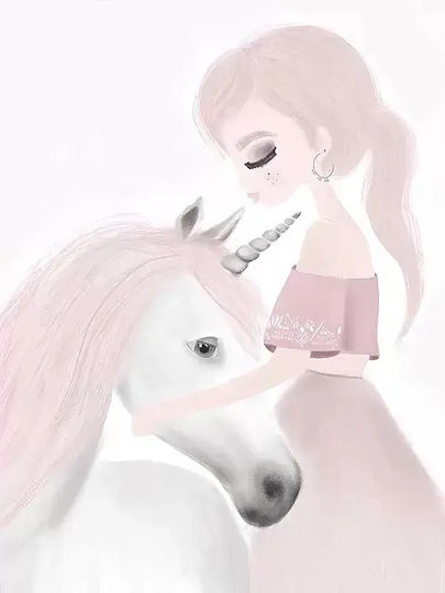 Παιδική Αφίσα Unicorn 50x40εκ.
