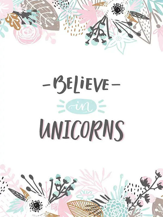 Детски Плакат Unicorns 50x40см
